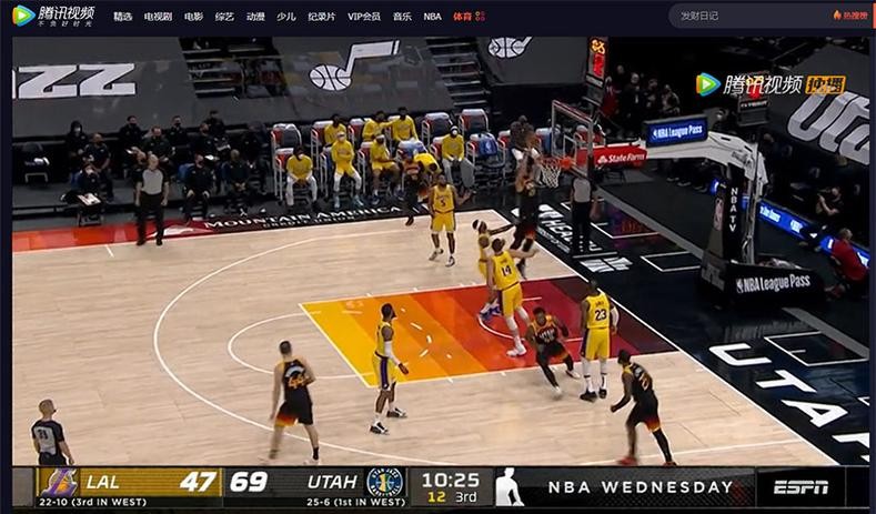 三、NBA腾讯直播的102天TV